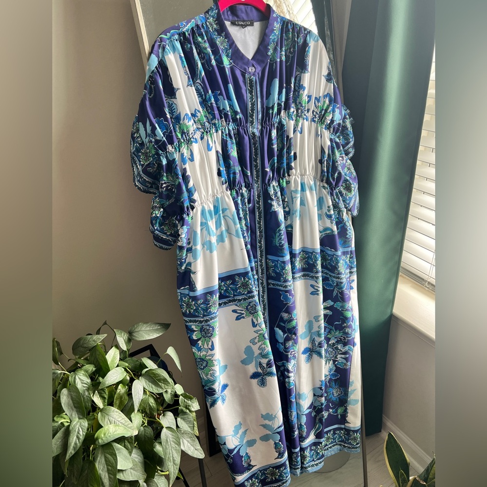 CQ by CQ Bohemian-Style Floral Print Maxi Dress Size M/L